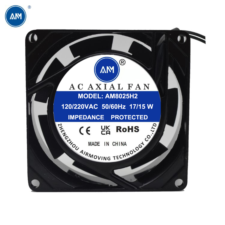AC volt 8025 Axial Cooling Fan 80mm Muffin Brushless: 80x80x25 mm