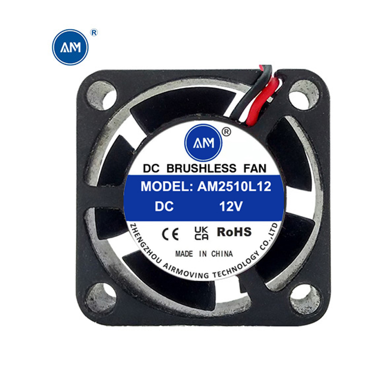 DC 2510 Axial Cooling Fan Mini: 25x25x10 mm