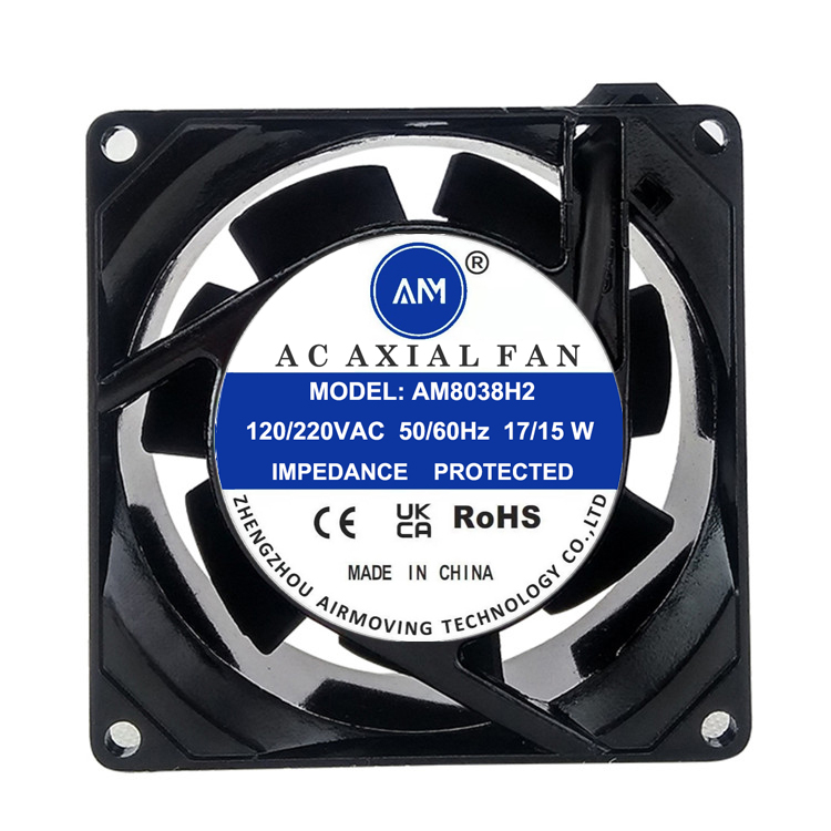 AC volt 8038 Axial Cooling Fan 80mm Brushless Regular: 80x80x38 mm