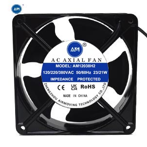 AC volt 12038 Axial Cooling Fan 120mm CCA Wires: 120x120x38 mm