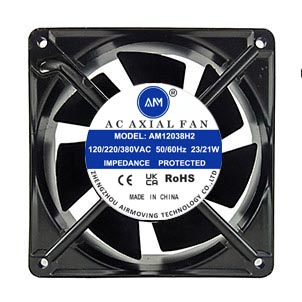 AC volt 12038 Axial Cooling Fan 120mm 7 Blades: 120x120x38 mm