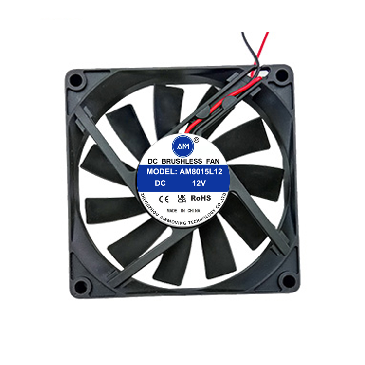 DC 8015 Axial Cooling Fan Muffin: 80x80x15 mm